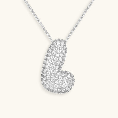 Zara Initial Diamant Halskæde