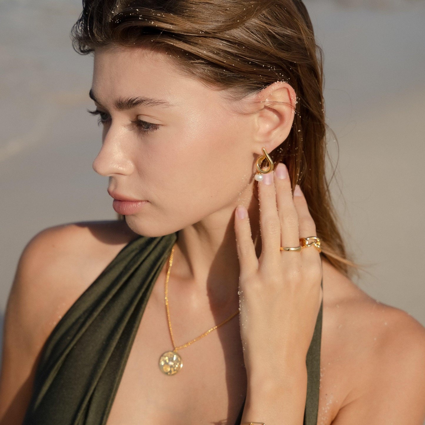 Lunar Breeze Øreringe