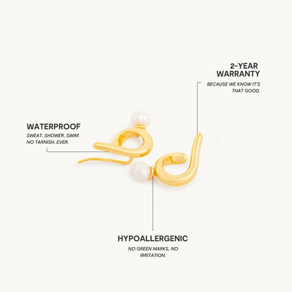 Lunar Breeze Øreringe