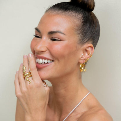 Caspian Hoops Øreringe