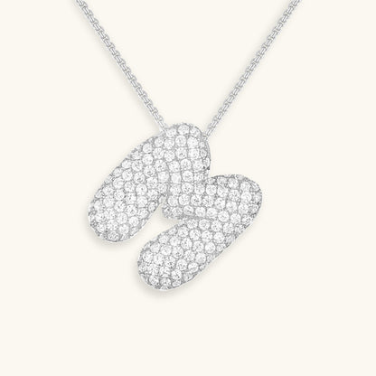Zara Initial Diamant Halskæde