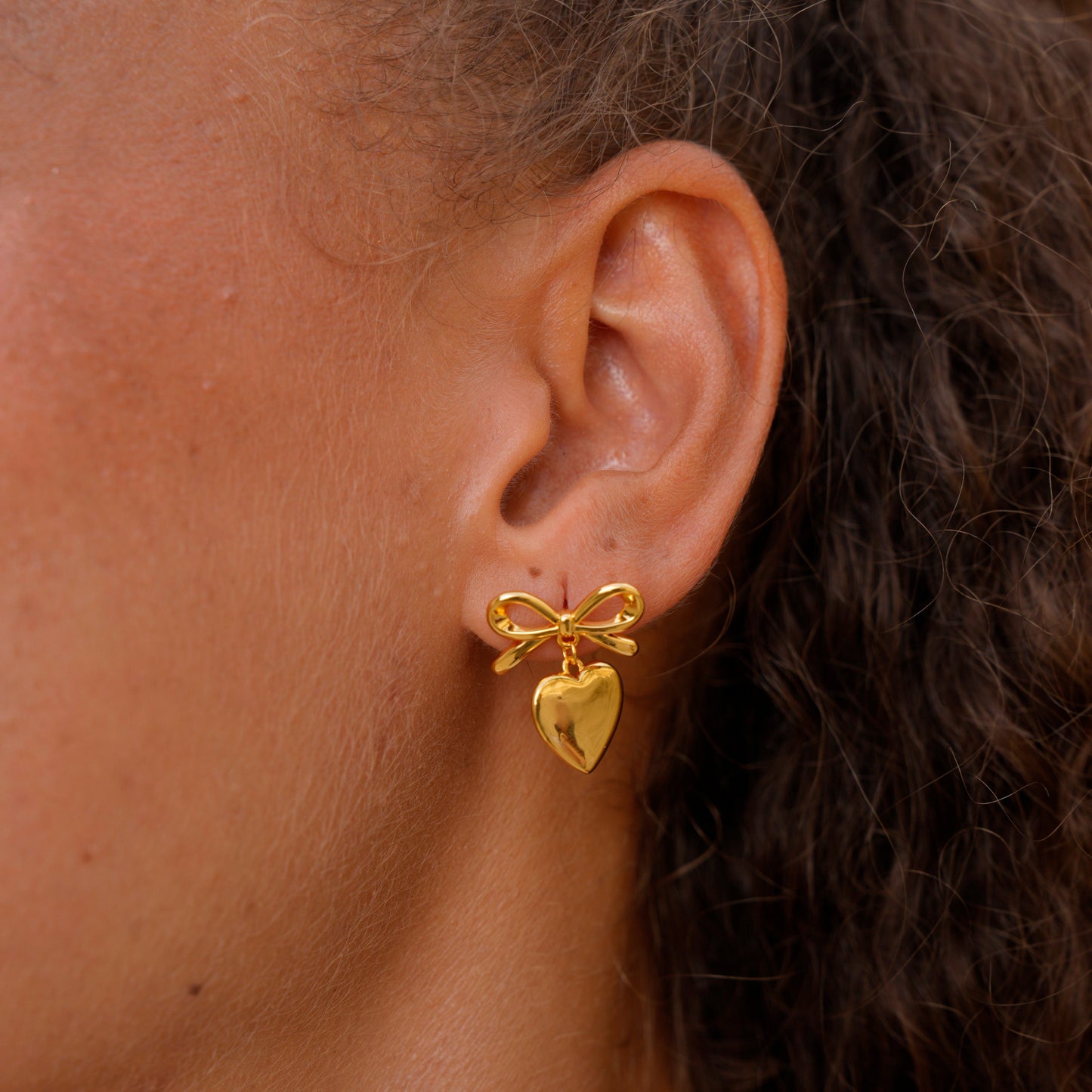 Aine Hjerte Øreringe