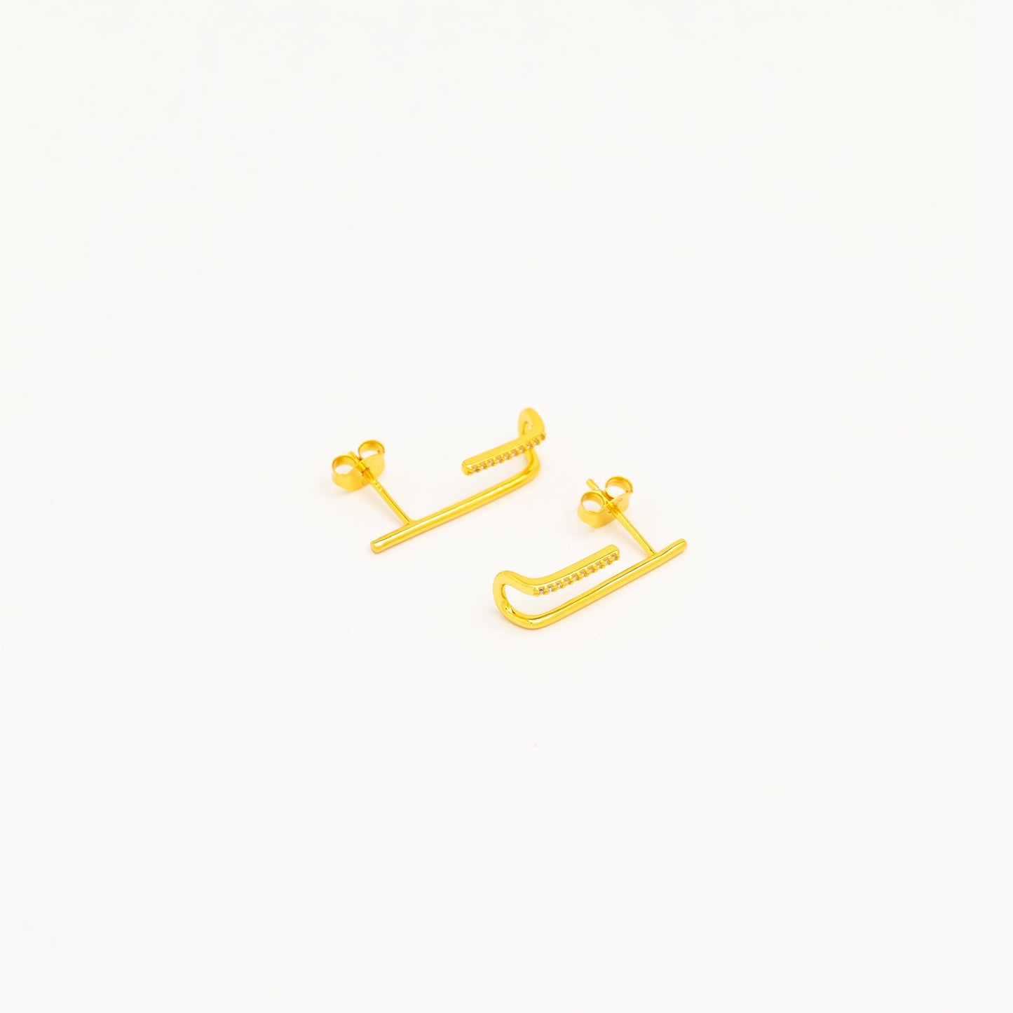 Månelinjer Øreringe