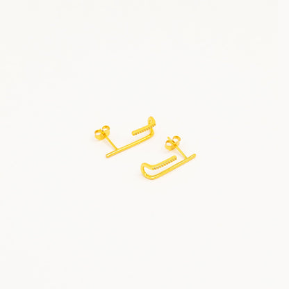 Månelinjer Øreringe