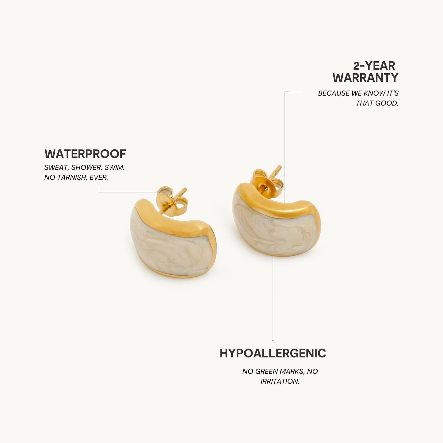 Moonlit Bay Øreringe