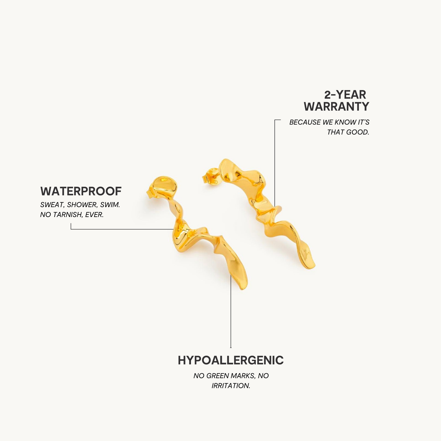 Nautical Waves Øreringe