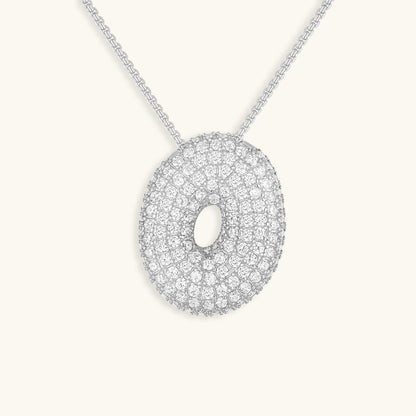 Zara Initial Diamant Halskæde
