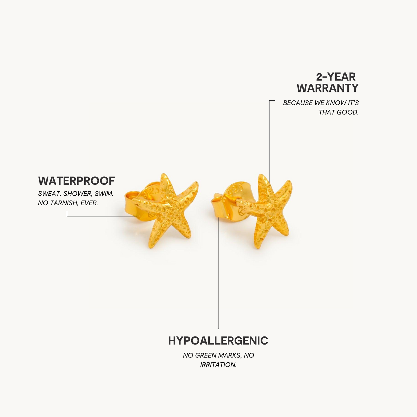 Ocean Star Øreringe