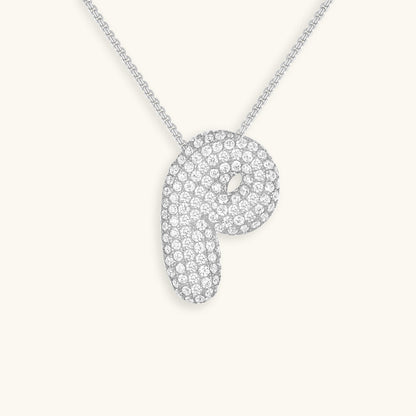 Zara Initial Diamant Halskæde