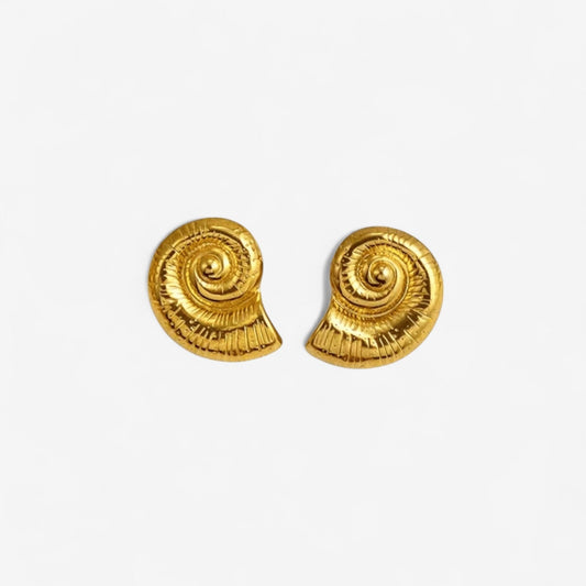 Chunky Skal Øreringe