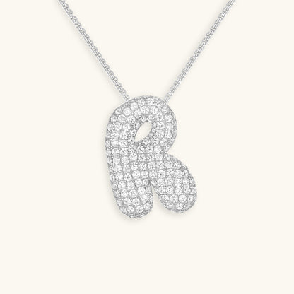 Zara Initial Diamant Halskæde