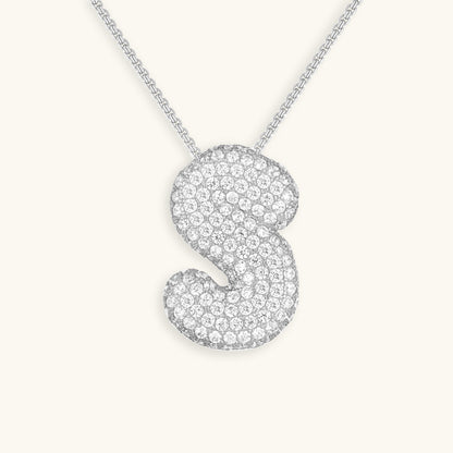 Zara Initial Diamant Halskæde