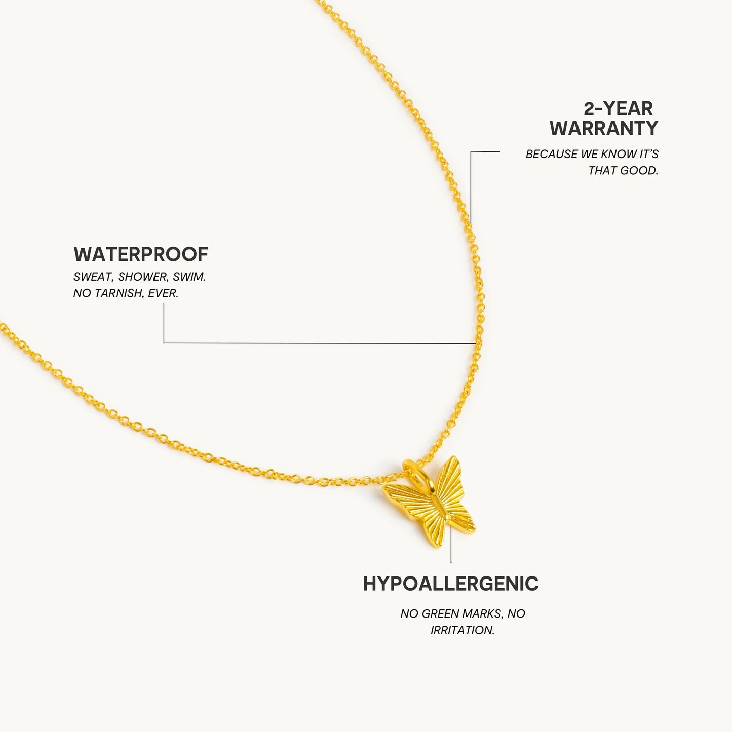 Sea Butterfly Halskæde