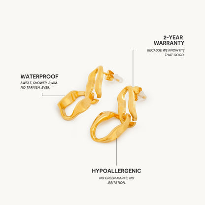 Sea Entwined Øreringe