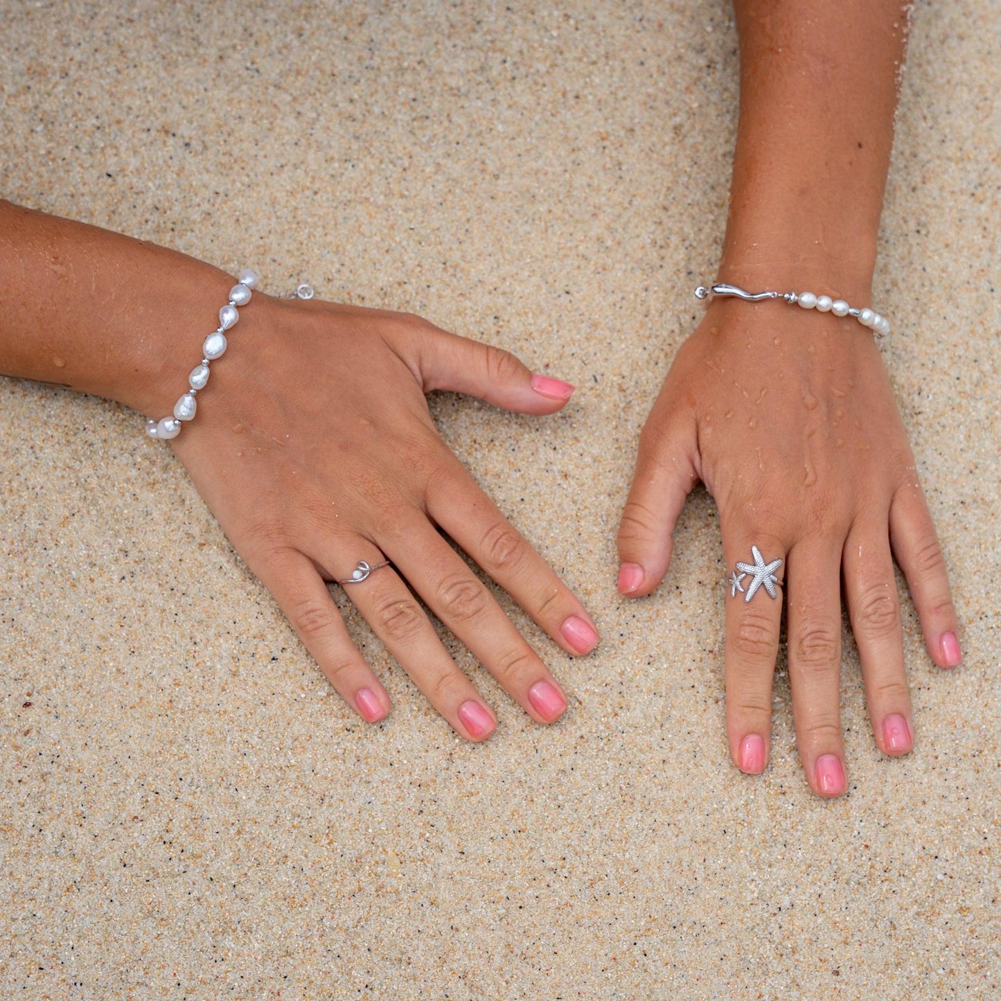 Seaside Perlearmbånd