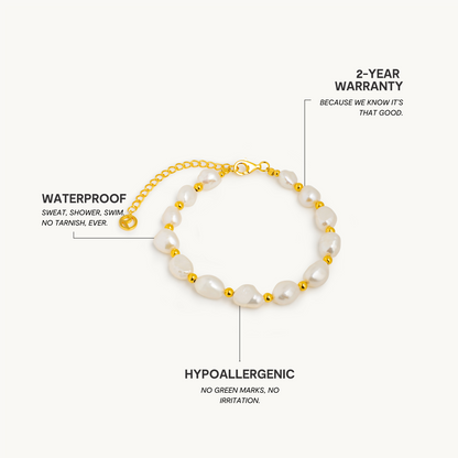 Seaside Perlearmbånd