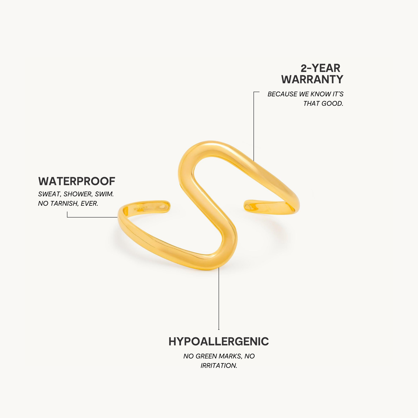 Shape of Water Armbånd