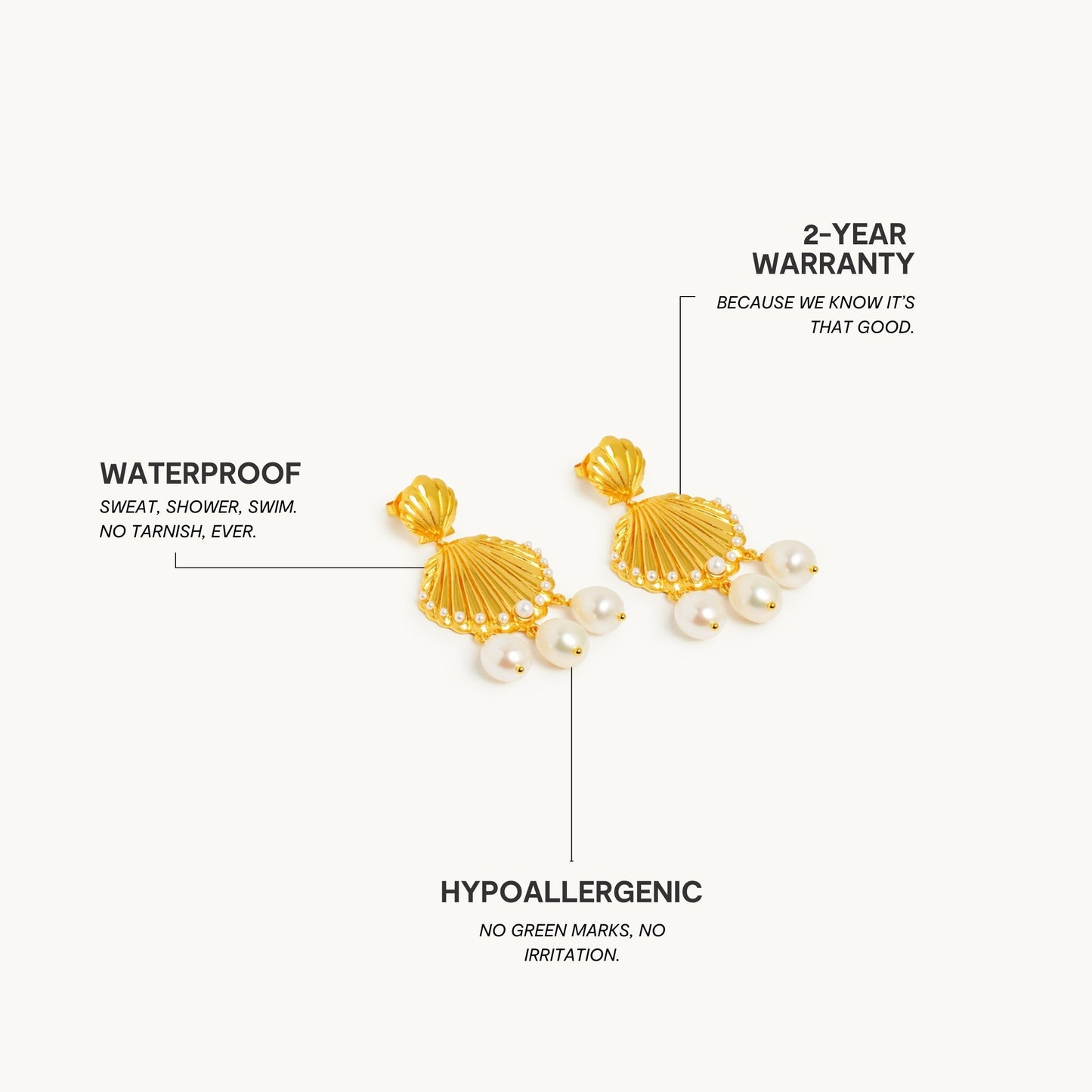 Siren Song Øreringe