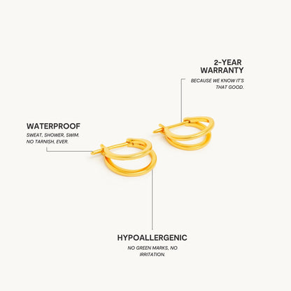 Blød Sand Øreringe