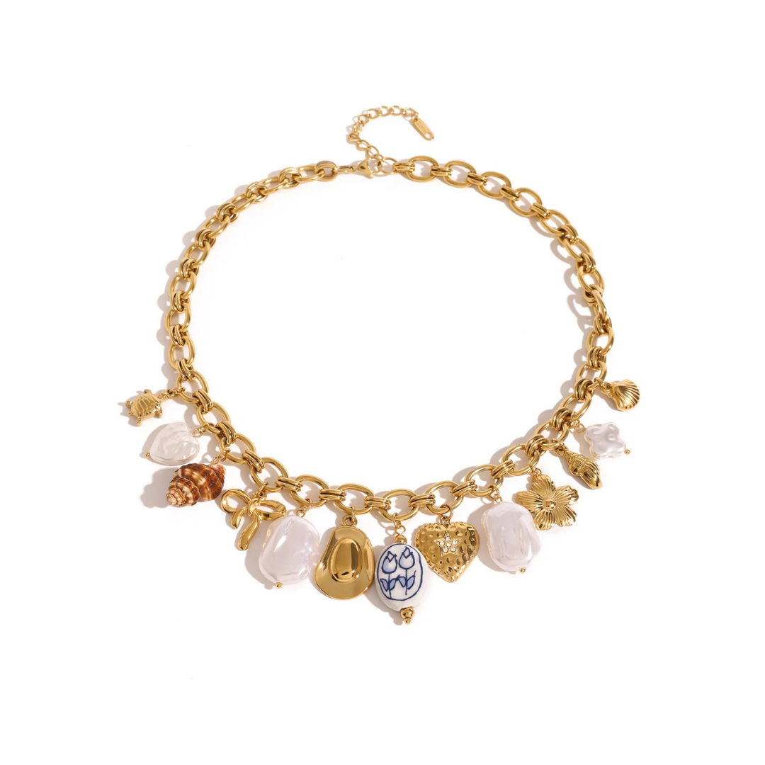 Stella Søstjerne Perlehalskæde