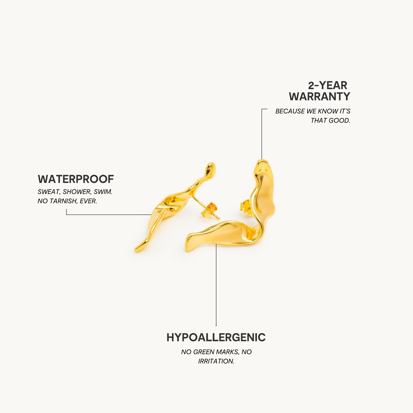 Solkyssede Øreringe