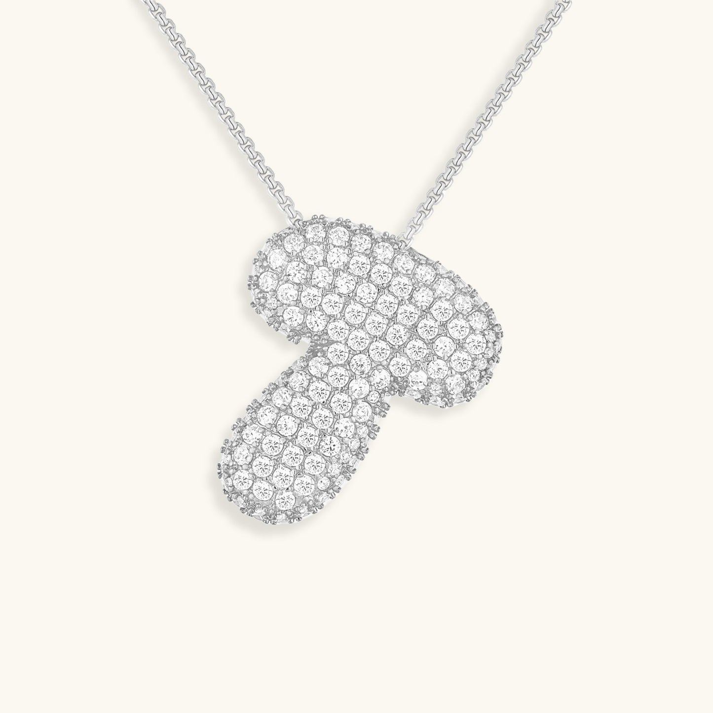 Zara Initial Diamant Halskæde