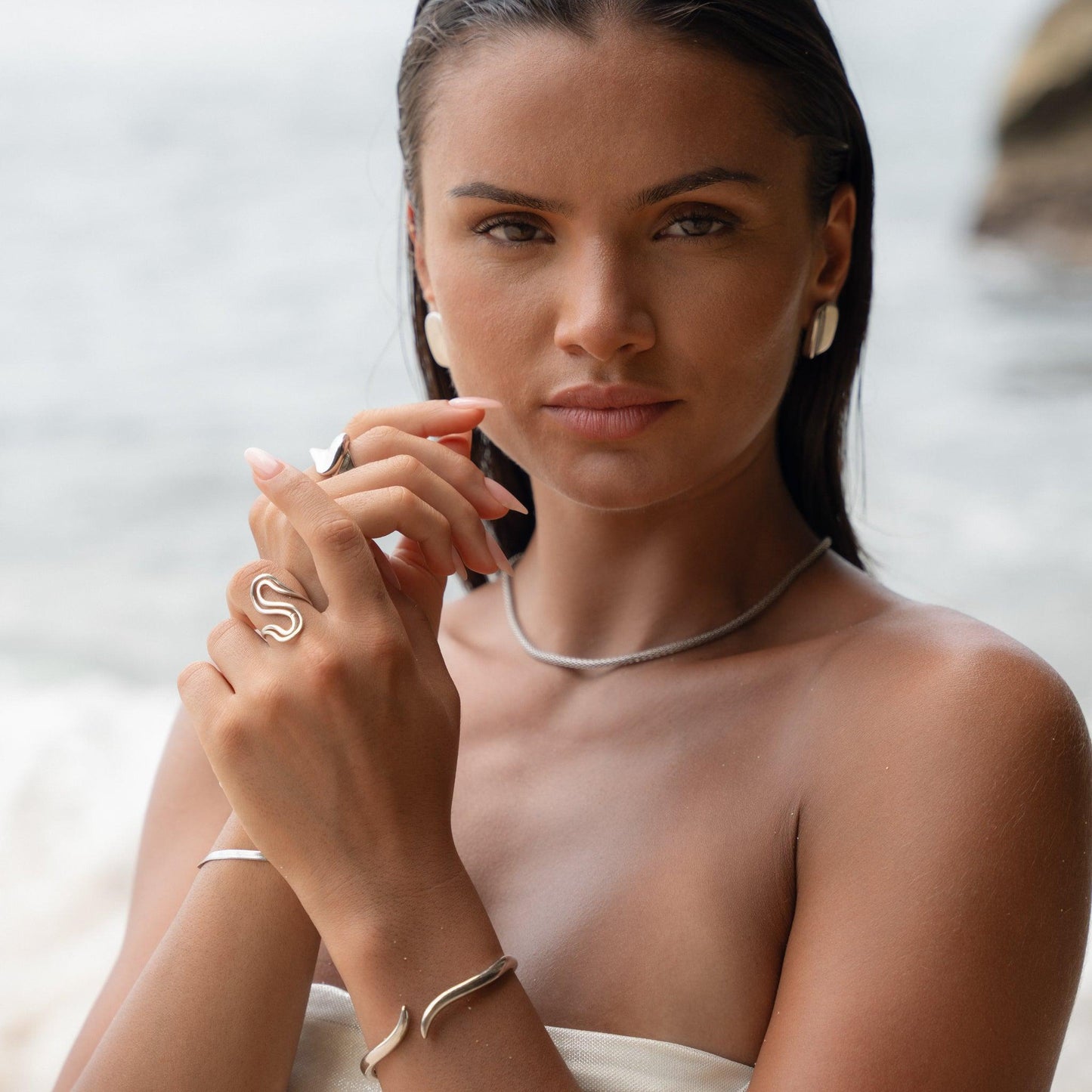 Tidal Glimt Øreringe