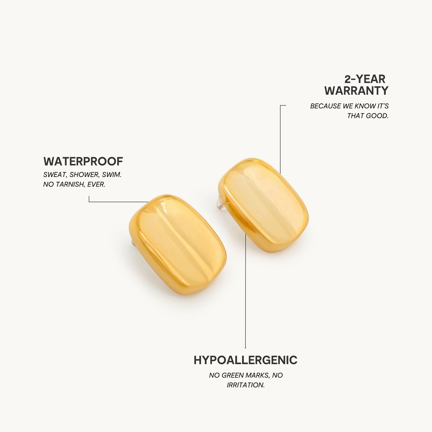Tidal Glimt Øreringe