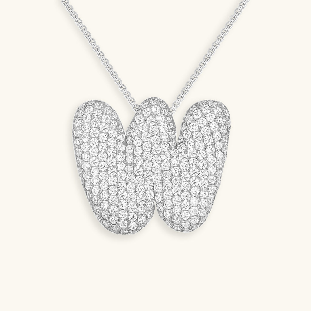 Zara Initial Diamant Halskæde