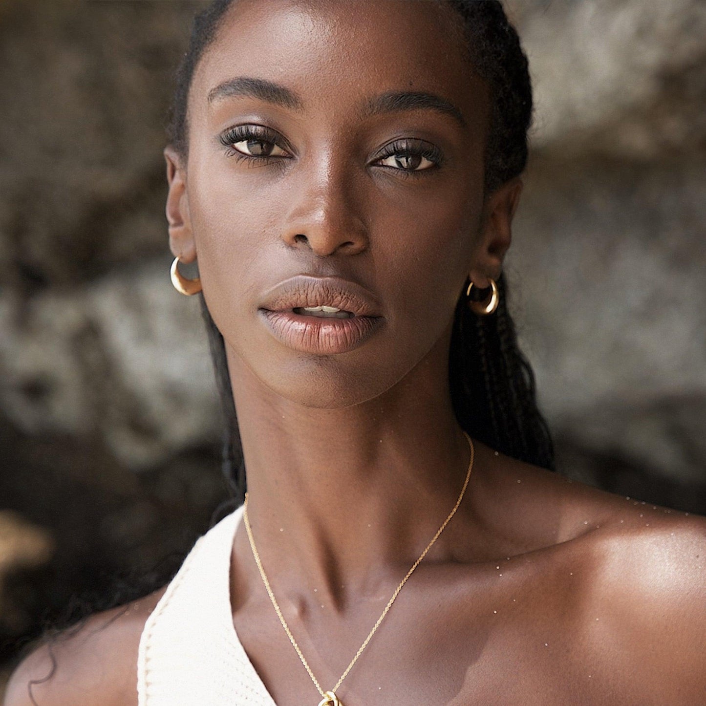 Hvislende Bølger Øreringe