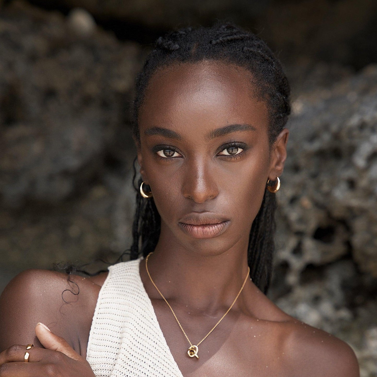 Hvislende Bølger Øreringe