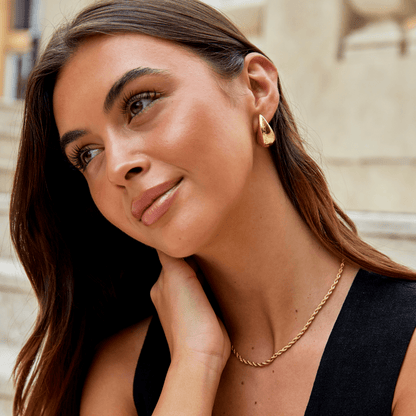 Amara Guld Dråbeøreringe