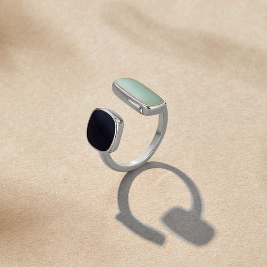 Akvamarin Wrap Ring i Sølv