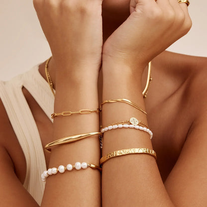 Isla Ferskvandsperlearmbånd