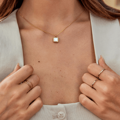 Astrid 18K Guld Stabelring