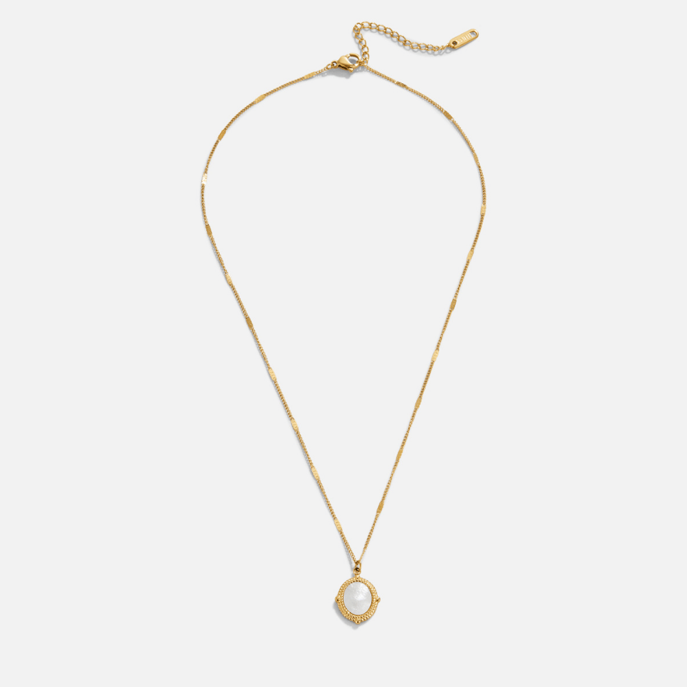 Bela Perle- og Skaller Vedhængshalskæde