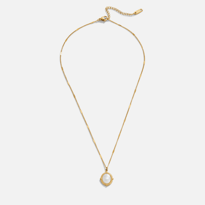 Bela Perle- og Skaller Vedhængshalskæde