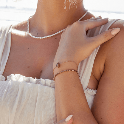 Krystalbær-armbånd