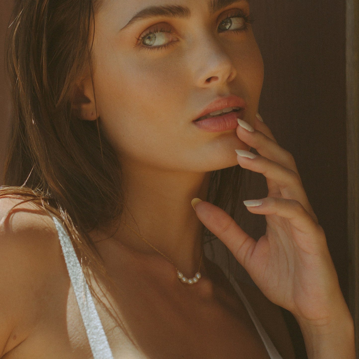 Fin Ferskvandsperlehalskæde