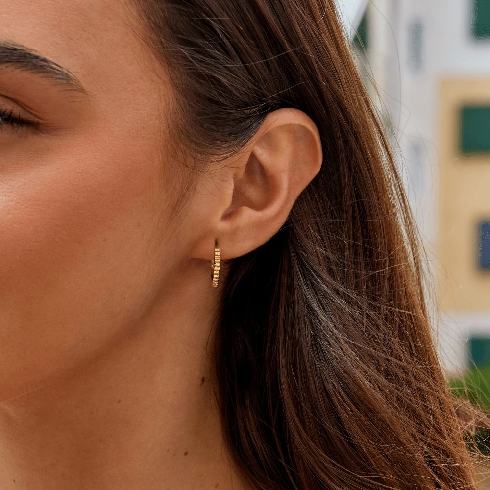 Dakota Mini Hoop Øreringe