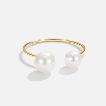 Durya Dobbelt Perle Wrap Ring