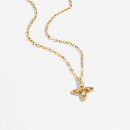 Elowyn Krystalblad Halskæde