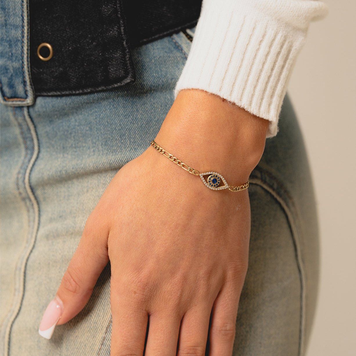 Armbånd med Onde Øje