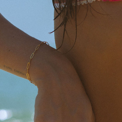 “COZUMEL” PAPERCLIP ARMBÅND