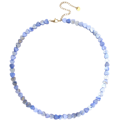 Mira Rustfrit Stål Hjerte Halskæde