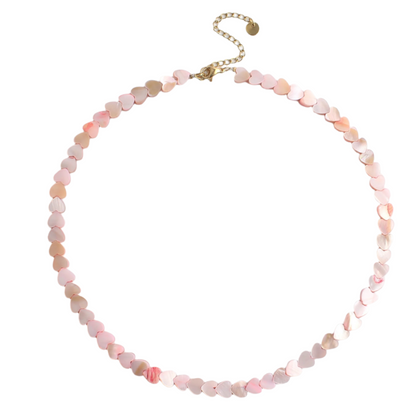 Mira Rustfrit Stål Hjerte Halskæde