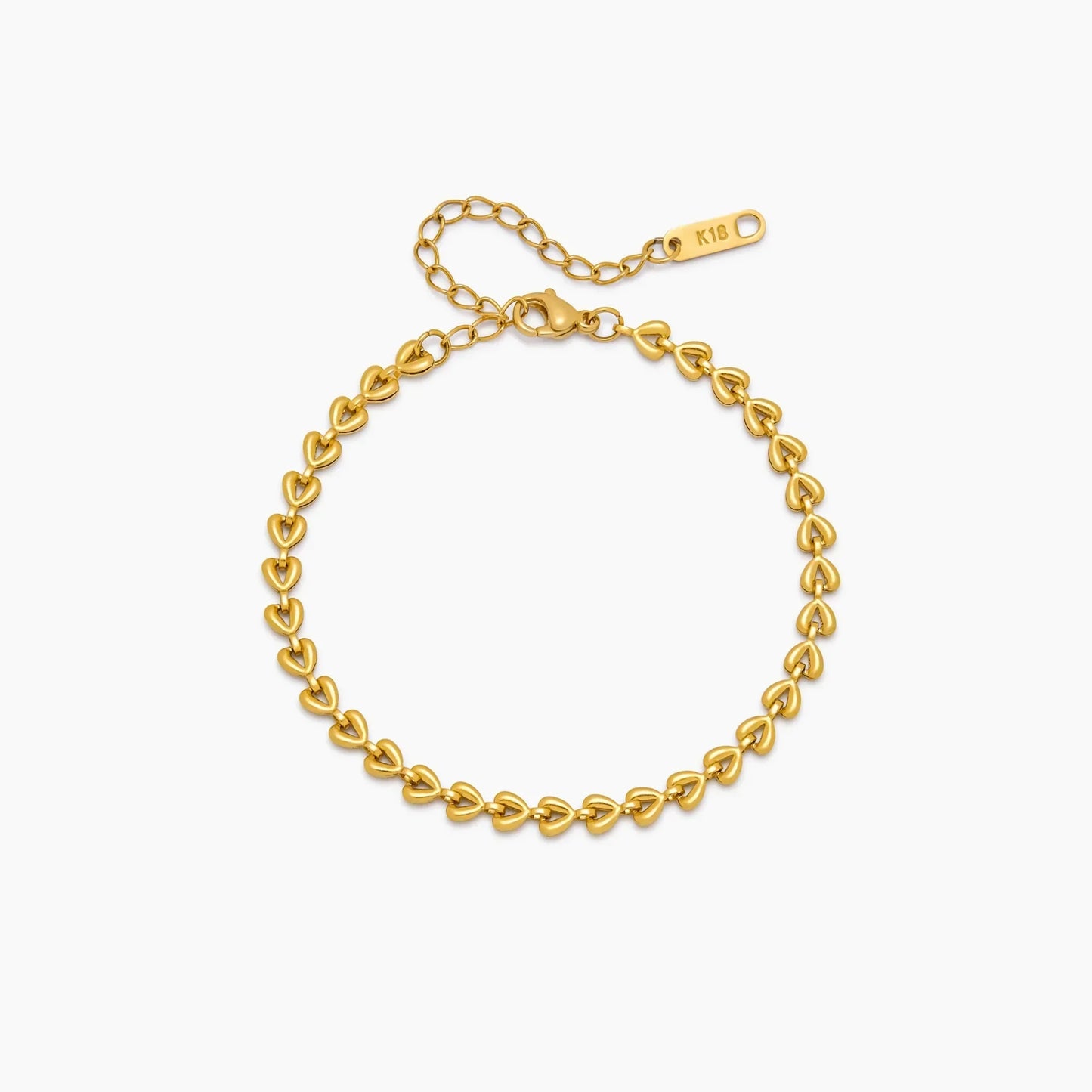 Hjertekæde Armbånd