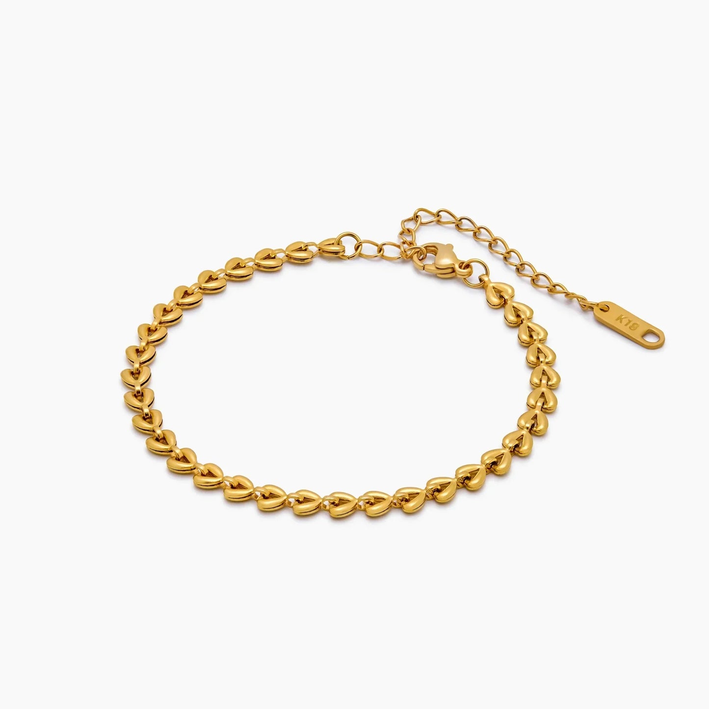 Hjertekæde Armbånd