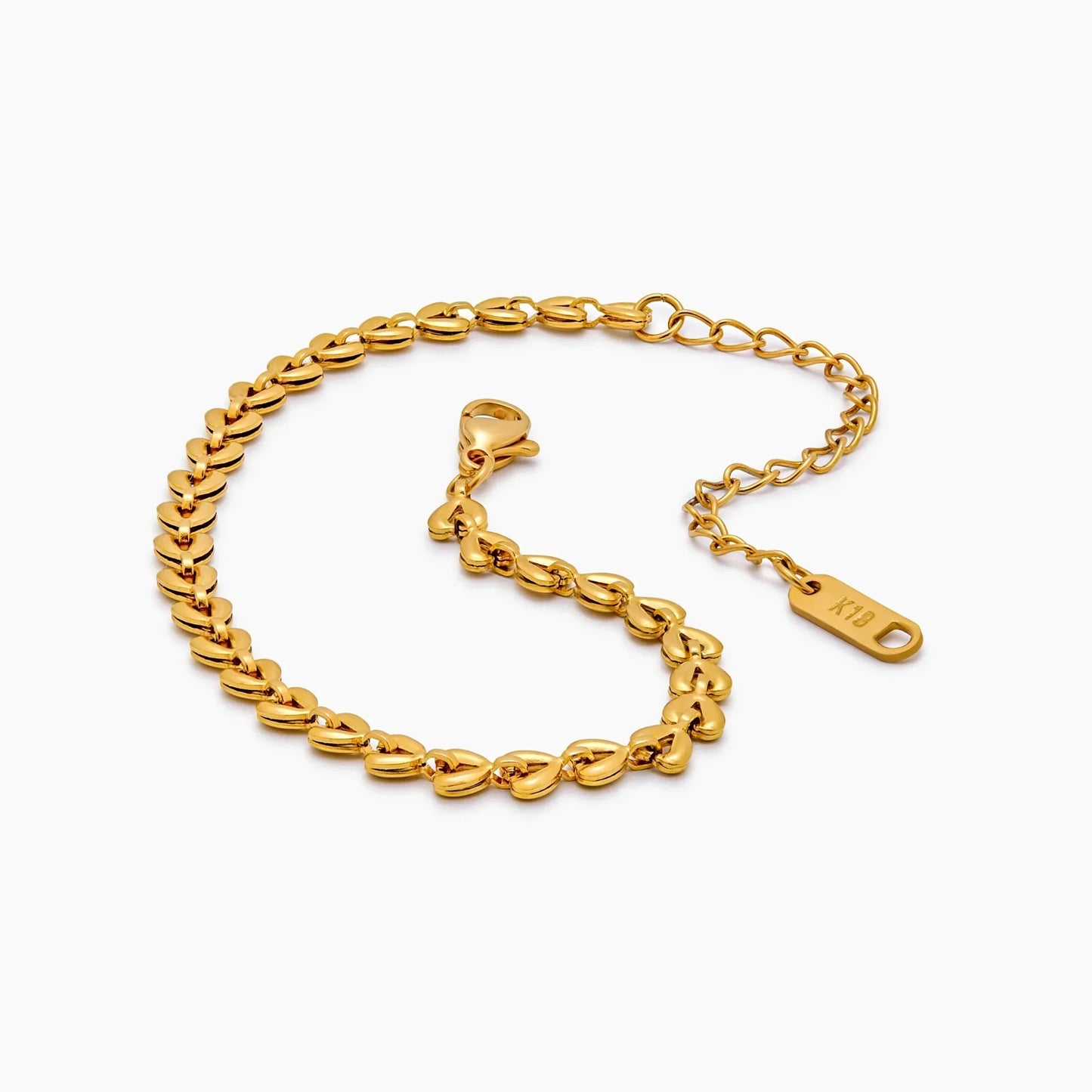 Hjertekæde Armbånd