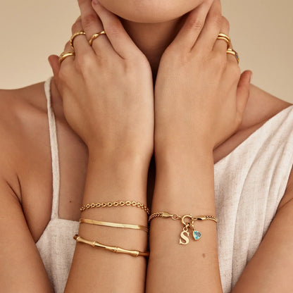 Hjertekæde Armbånd